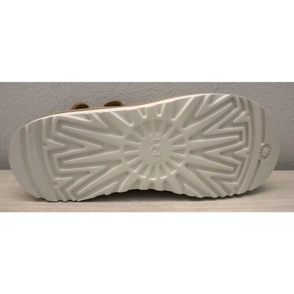 Ugg F20023K Men's Sz 13 Beige Goldencoast Multistrap Suede Sandals - Picture 4 of 11